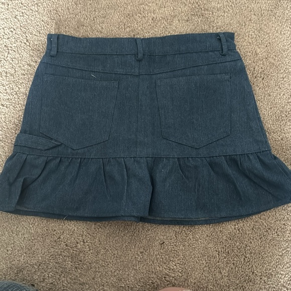 Tunnel Vision Kimmy denim micro mini skirt - Picture 4 of 6